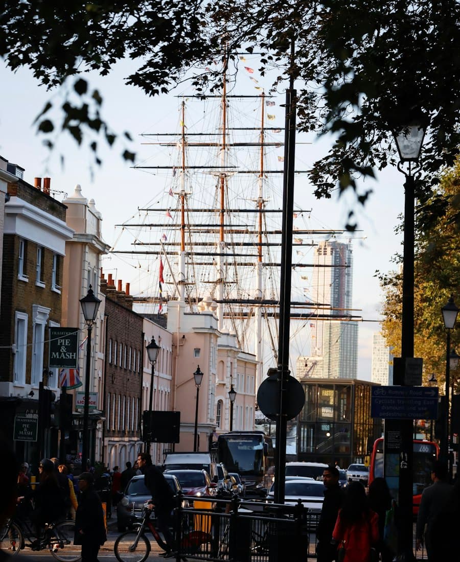 A London high street busy with shoppers, the kind of local market Ealing businesses compete in