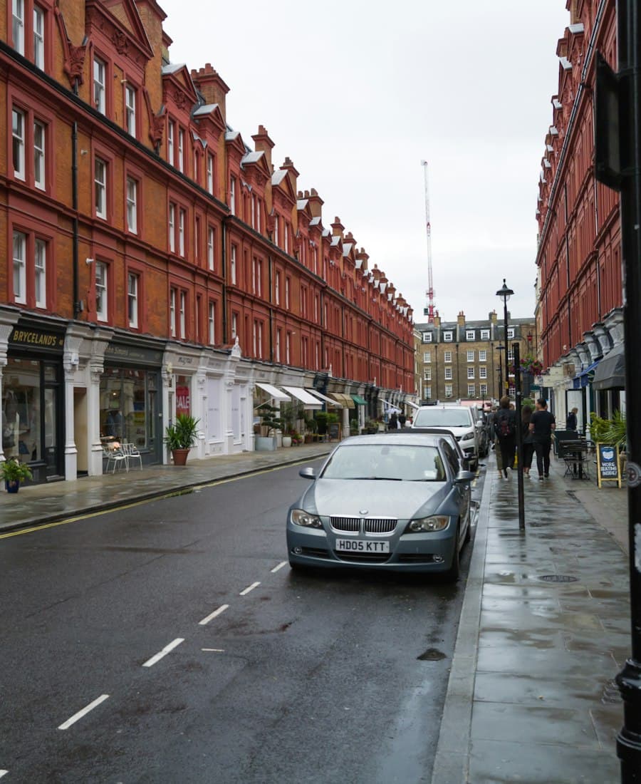 A suburban town centre street, the kind of local market Uxbridge businesses compete in